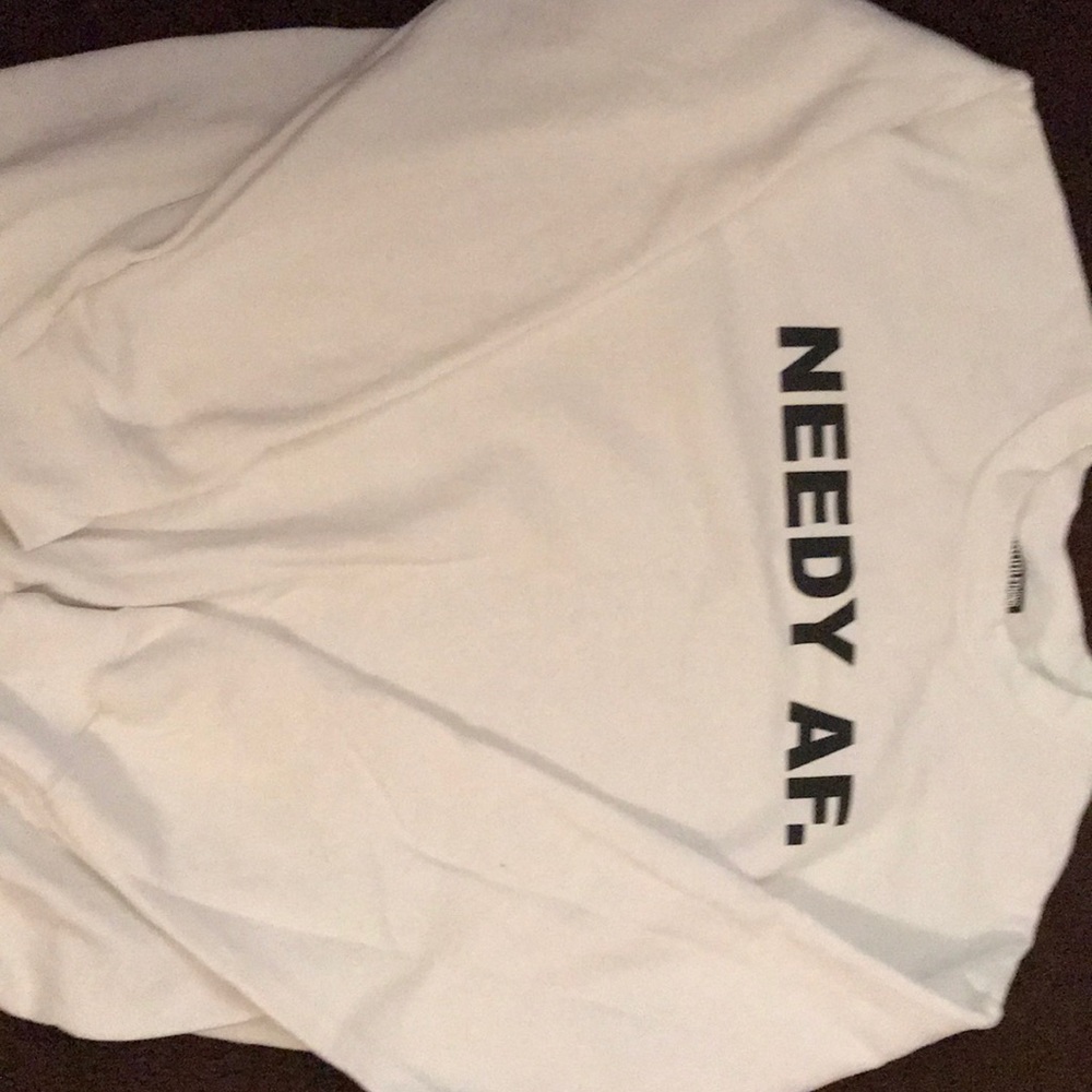 Oversized crew neck